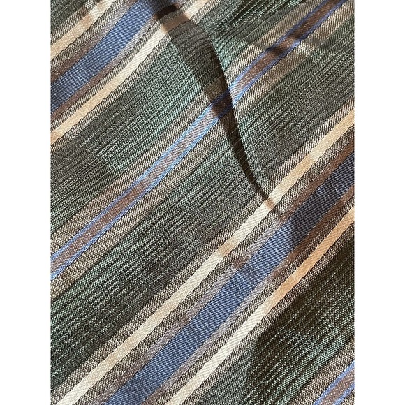 Puccini Green Blue Hand Made 100% Polyester Men’s Neck Tie Made In China - Picture 9 of 9